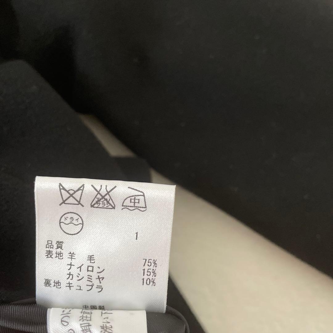 23区　コート　ブラック　40 ウール　カシミヤ　冬