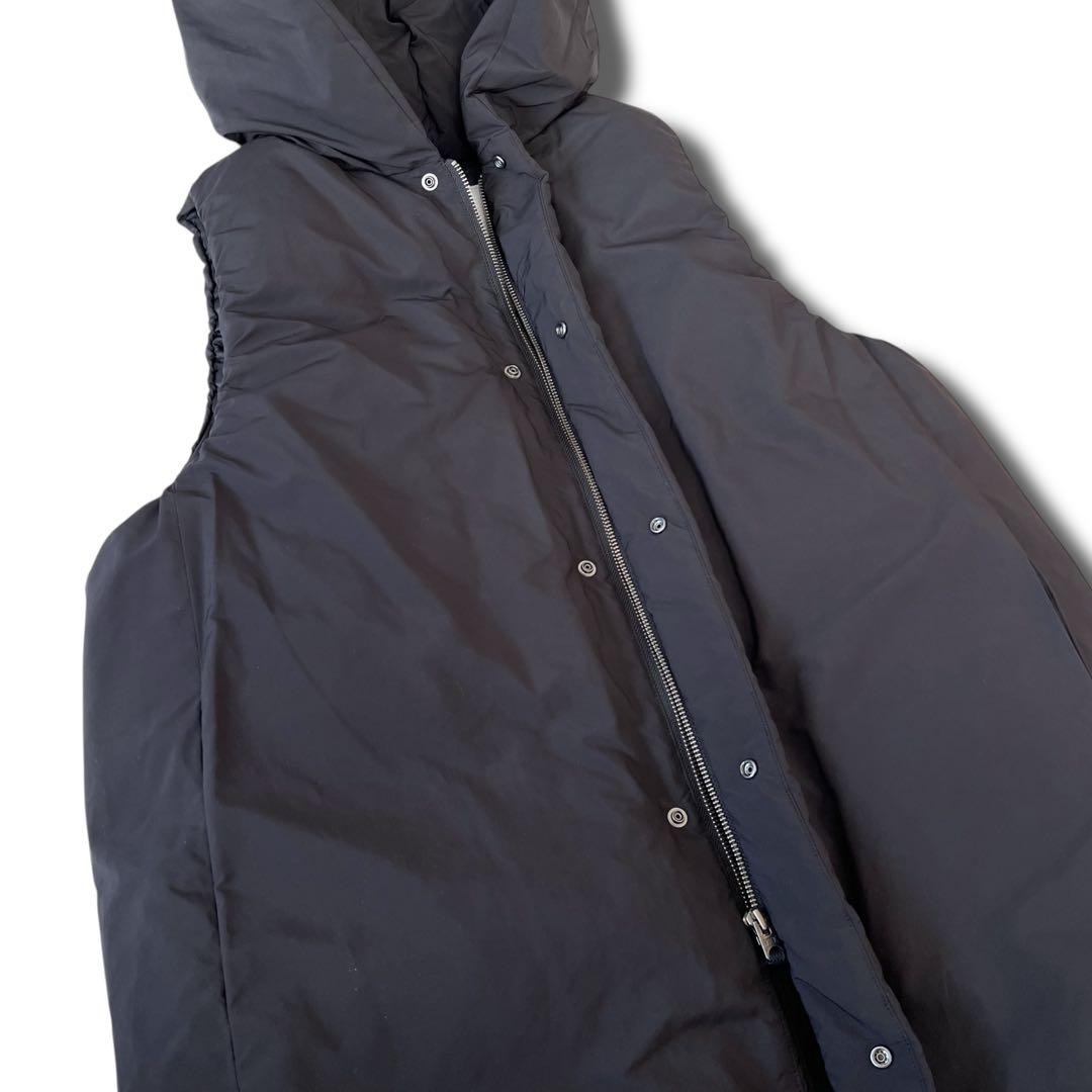 極美品 SLOBE IENA P/NP タフタ ノースリ ダウン ミドル