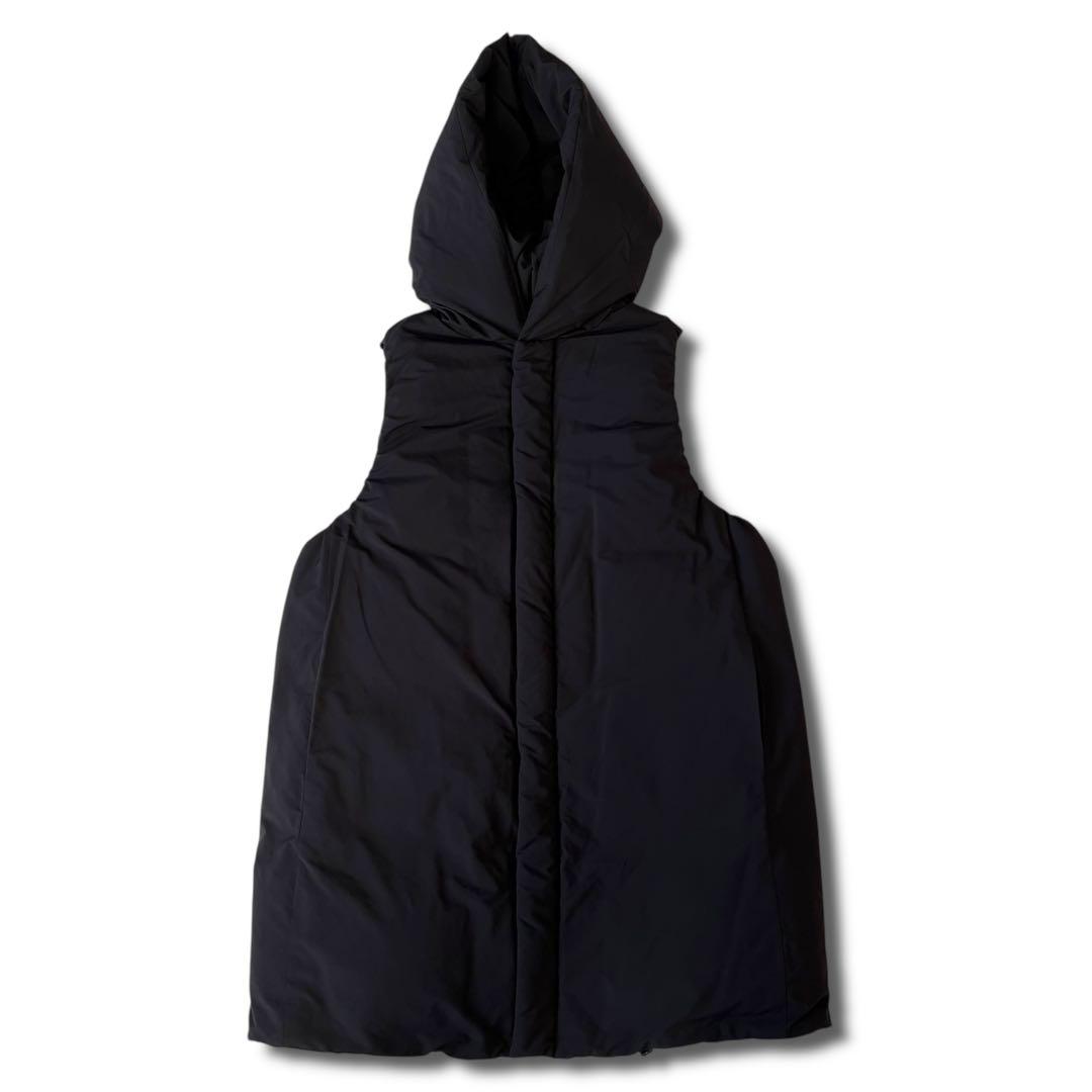 極美品 SLOBE IENA P/NP タフタ ノースリ ダウン ミドル