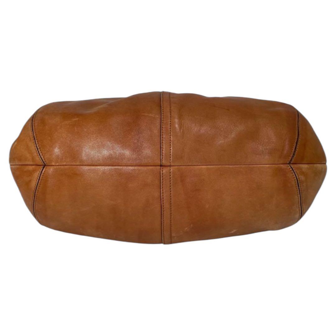 コーチ ワンショルダーバッグ オールドコーチ ホーボー レザー エルゴ ブラウン