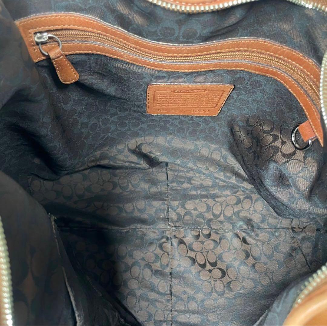 コーチ ワンショルダーバッグ オールドコーチ ホーボー レザー エルゴ ブラウン