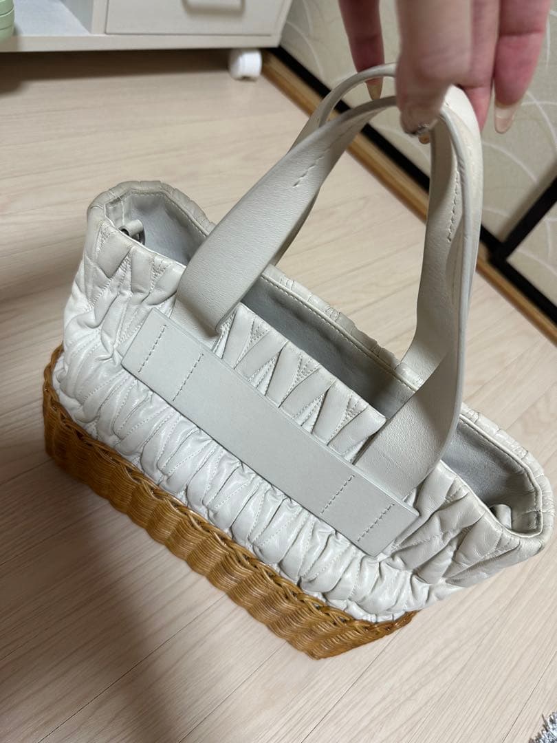 ミュウミュウ カゴバック ショルダーバック