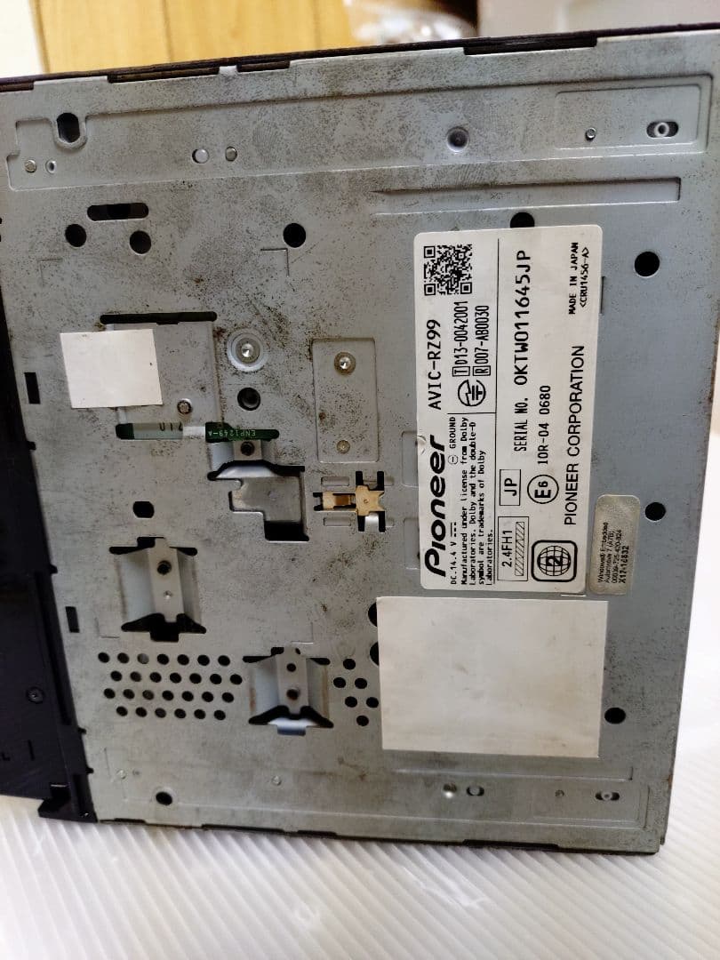 carrozzeria AVIC-RZ99 2025年地図　ジャンク