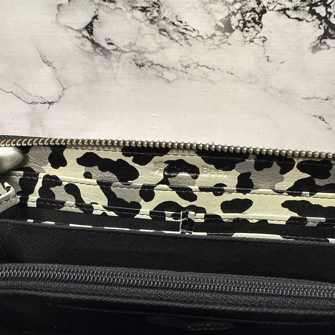 (極美品)大人気、シンクビー、長財布、ラウンドジップ、オールレザー、型押しクロコ