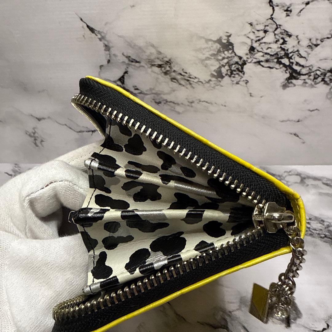 (極美品)大人気、シンクビー、長財布、ラウンドジップ、オールレザー、型押しクロコ