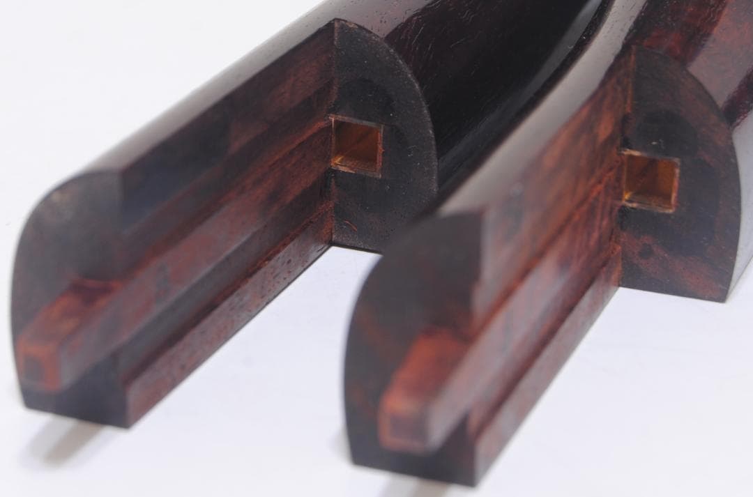 三味線 金細 二本溝 子持ち綾杉胴 五厘大胴