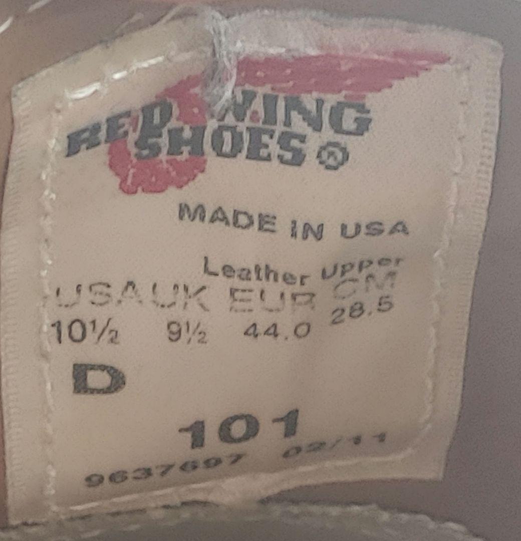 RED WING ポストマンシューズ　ブラック　28.5㎝　chaparral