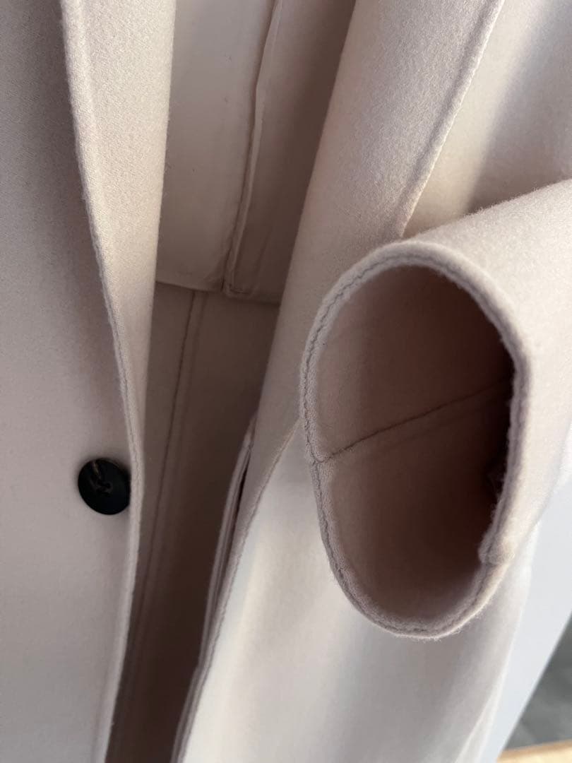 GALERIE VIE アイボリー チェスターコート