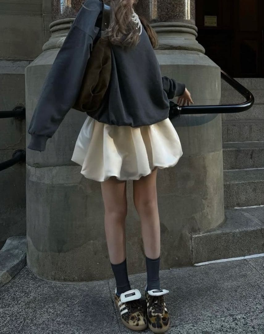 THE TOE VENICE BALLOON SKIRT Sサイズ/ホワイト