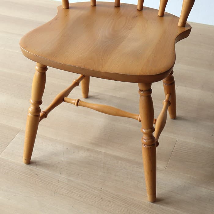 アンティーク 飛騨の家具 ウィンザーチェア ブナ材 北欧風 無垢材