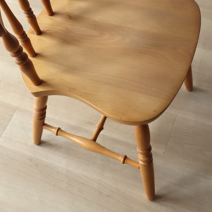 アンティーク 飛騨の家具 ウィンザーチェア ブナ材 北欧風 無垢材