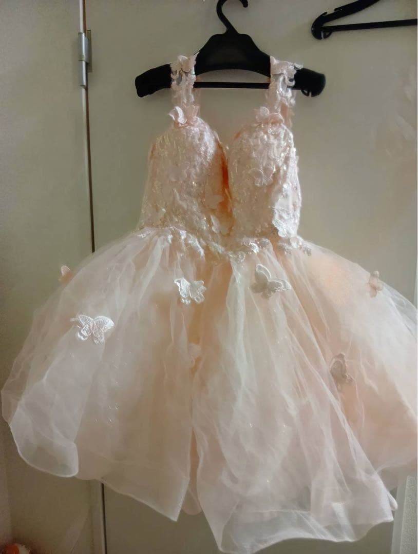 LaLaTule Tika ピンク フリルドレス S バースデードレス