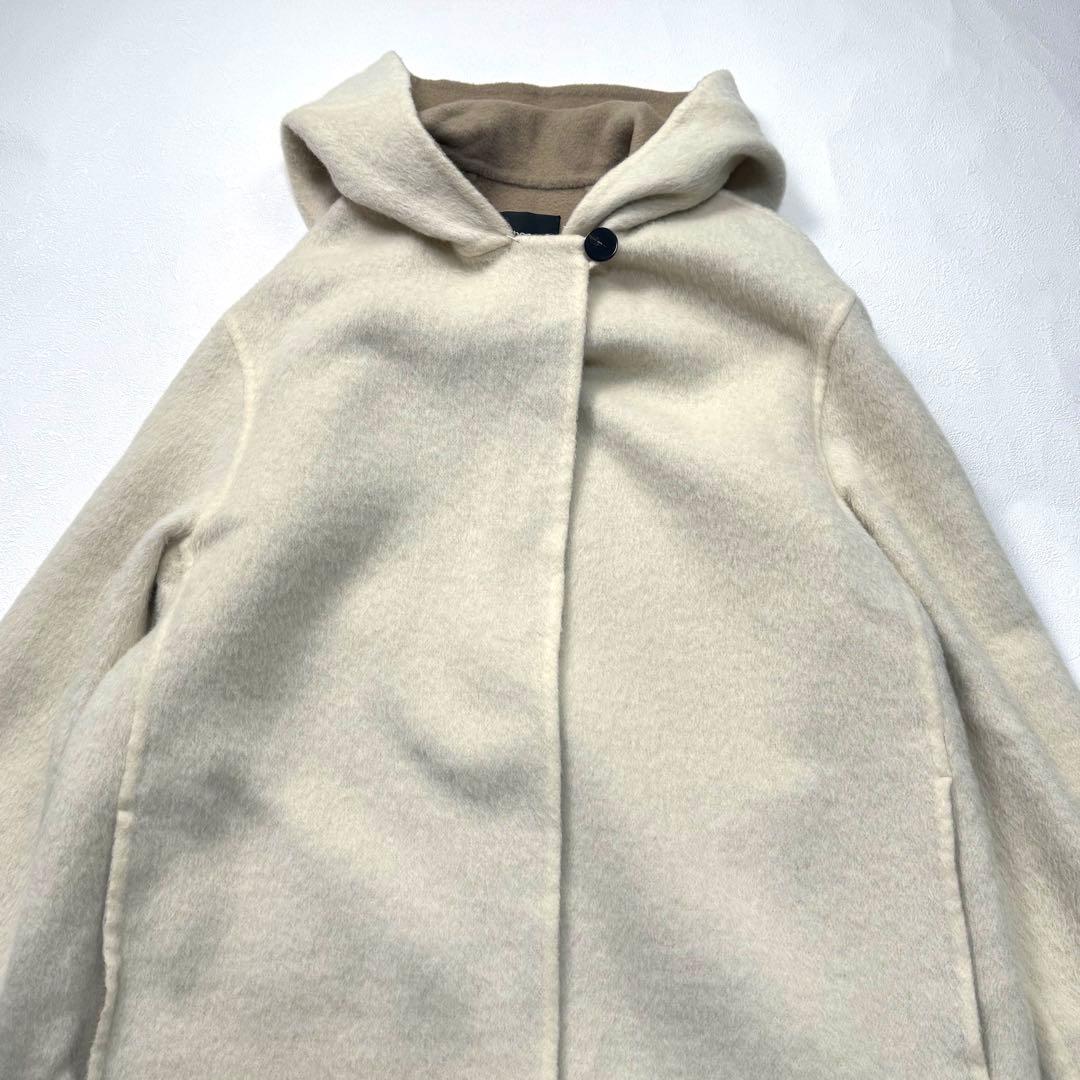定価8.6万 近年タグ セオリー ダブルフェイス アルパカ シャギー コート