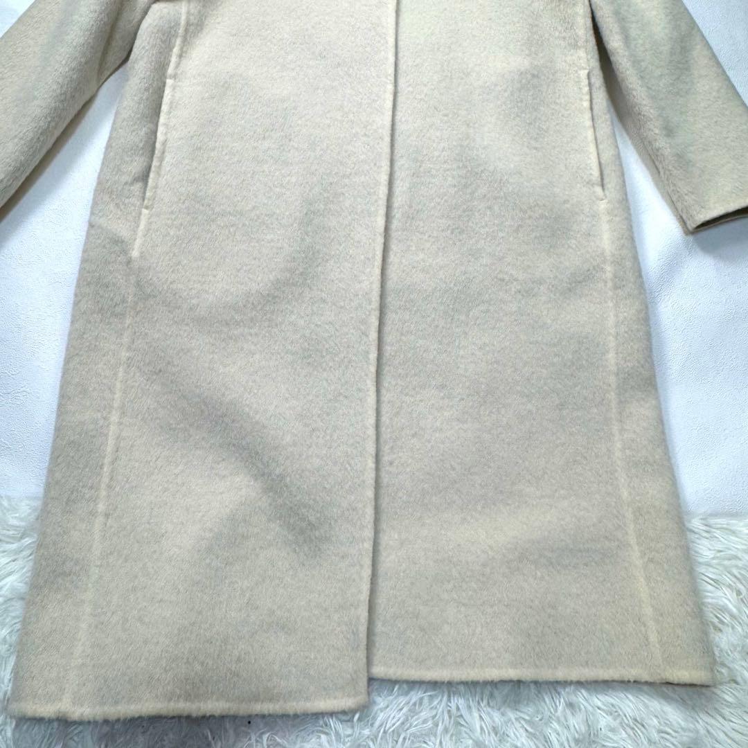 定価8.6万 近年タグ セオリー ダブルフェイス アルパカ シャギー コート