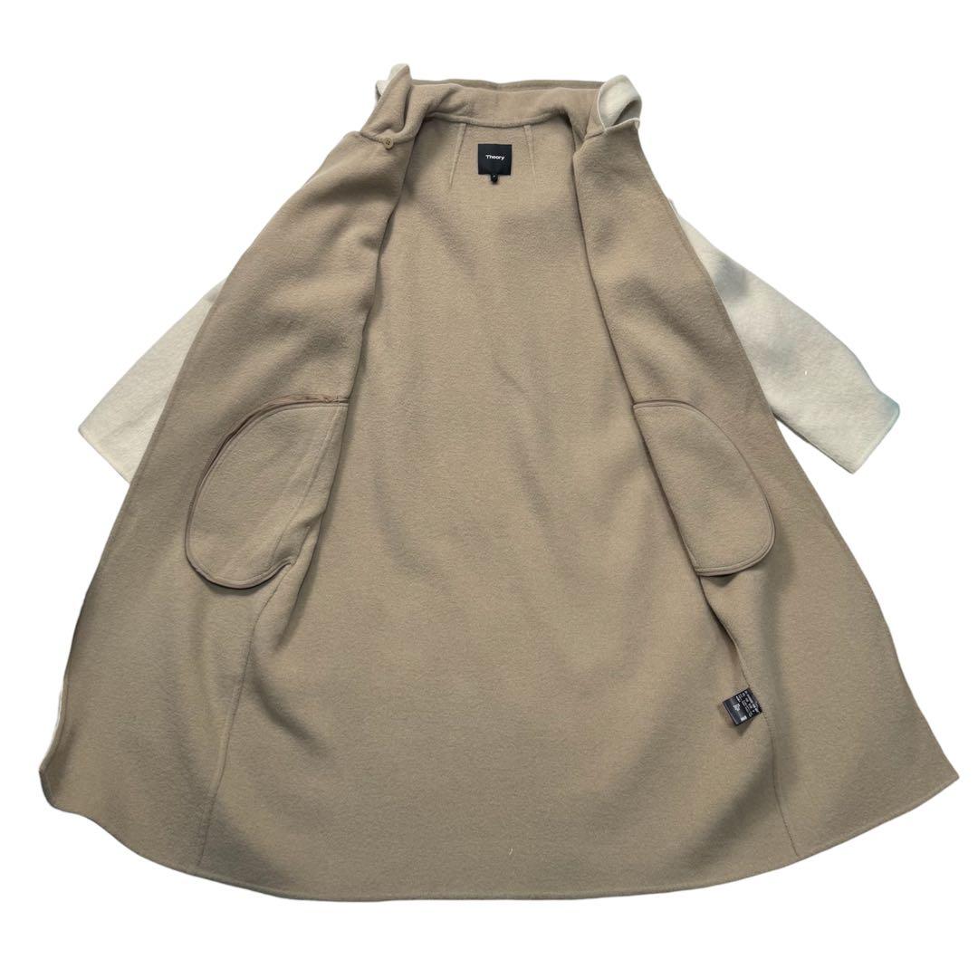 定価8.6万 近年タグ セオリー ダブルフェイス アルパカ シャギー コート