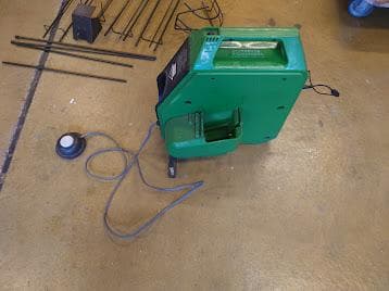 Mizuno トスマシン 緑色 レール付き