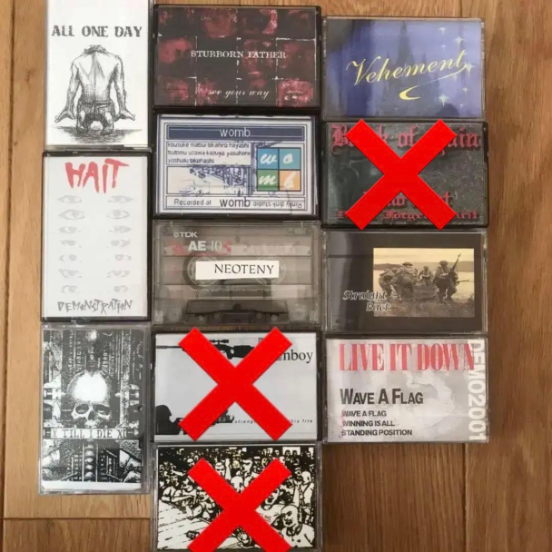 【バラ売り専用】 ハードコアバンド デモテープ 2