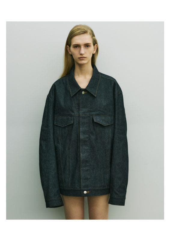 ジャケット・アウター stein CASHMERE DENIM FLY FRONT JACKET