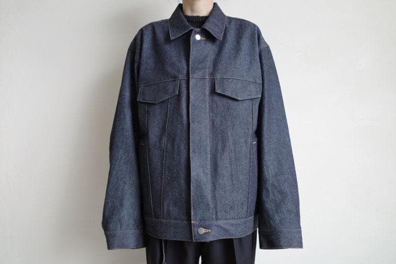 ジャケット・アウター stein CASHMERE DENIM FLY FRONT JACKET