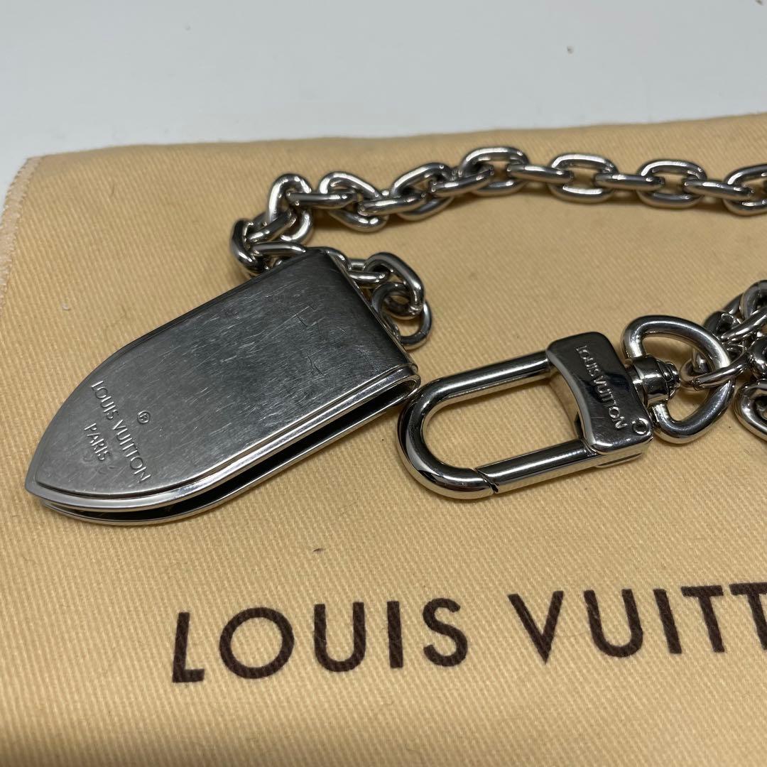 ま*ぶ様 LOUIS VUITTON チェーン付きマネークリップ