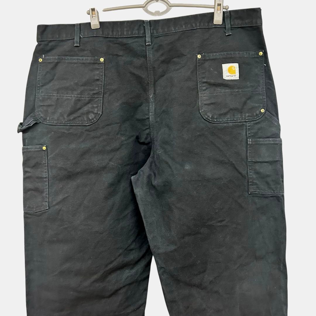 ◾️カーハート◾️made in USA ◾️ブラック◾️ダブルニーペインターパンツ◾️