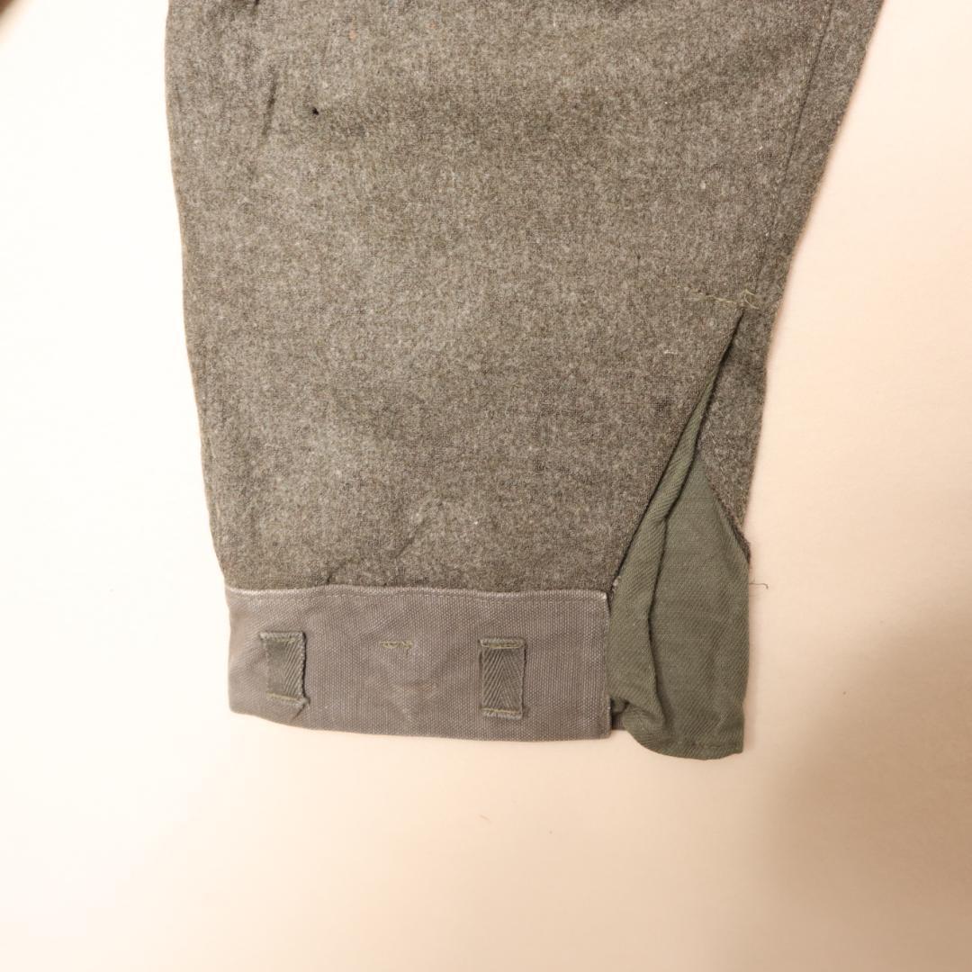40s ドイツ軍 ウールトラウザーズパンツ サスペンダー ビンテージ WW2