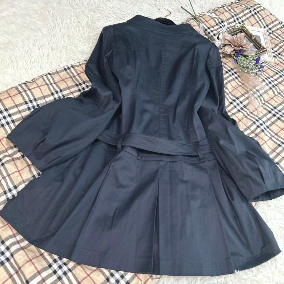 極美品✨希少✨バーバリーブルーレーベル　ナポレオンコート ノバチェック　金ボタン