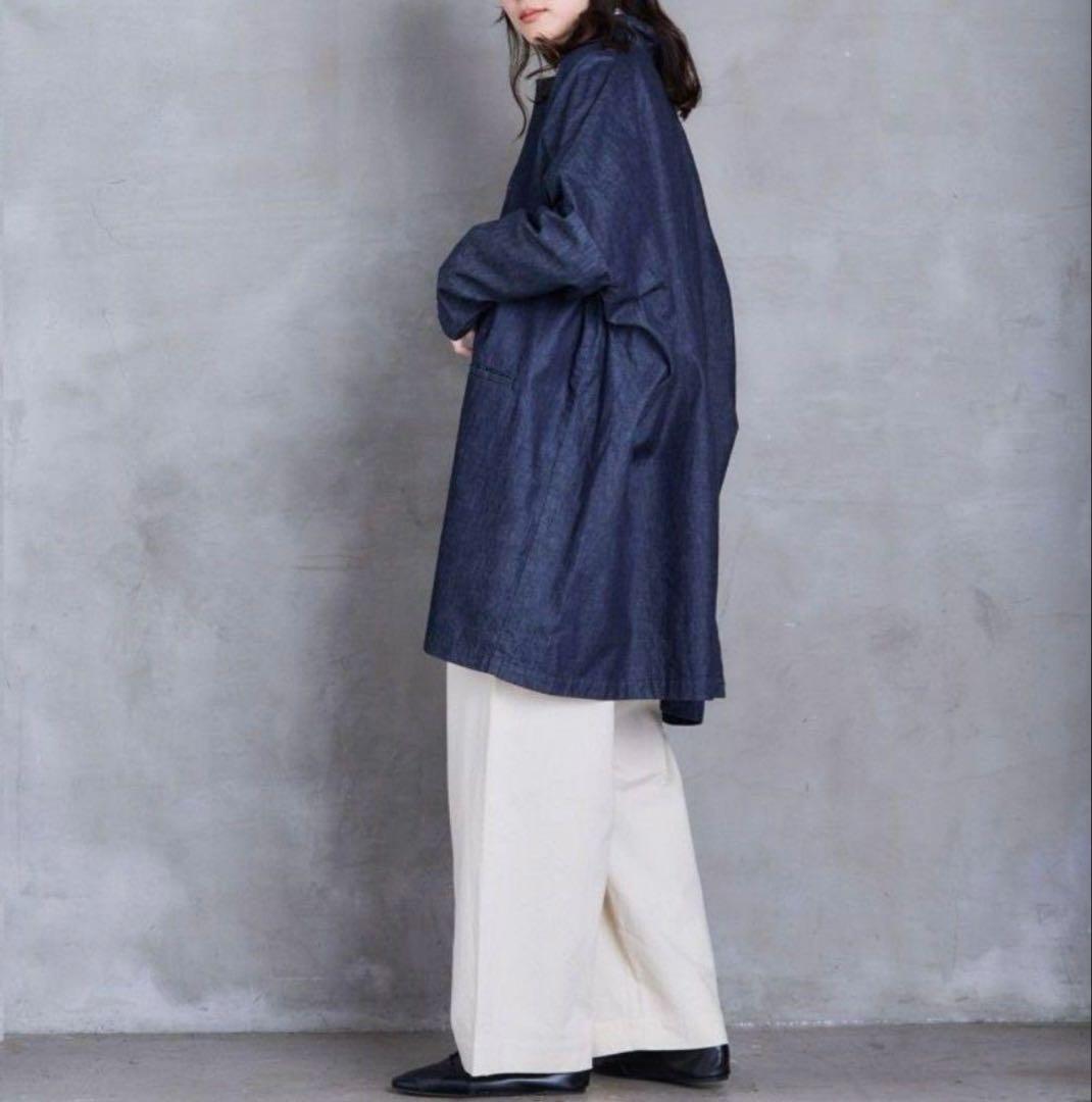 SETTO セット マーケットジャケット インディゴ デニム コートアウター