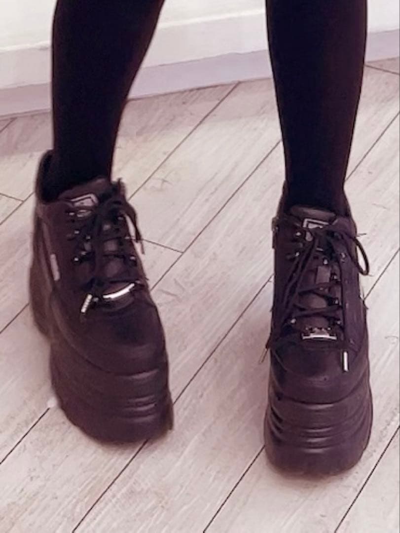 YOSUKEヨースケ厚底レースアップスニーカー