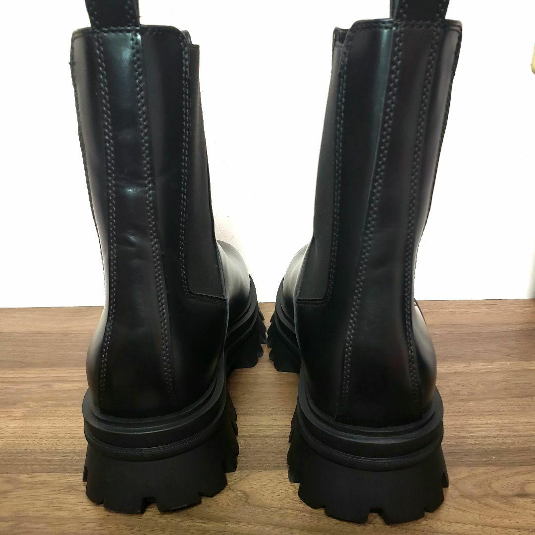 ZARA チャンキーチェルシー サイドゴアブーツ 27cm 厚底