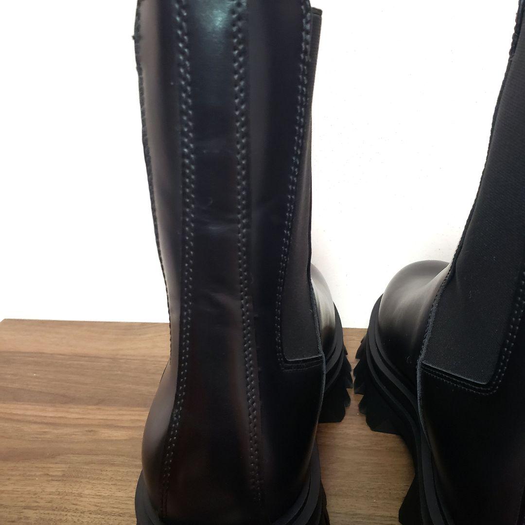 ZARA チャンキーチェルシー サイドゴアブーツ 27cm 厚底