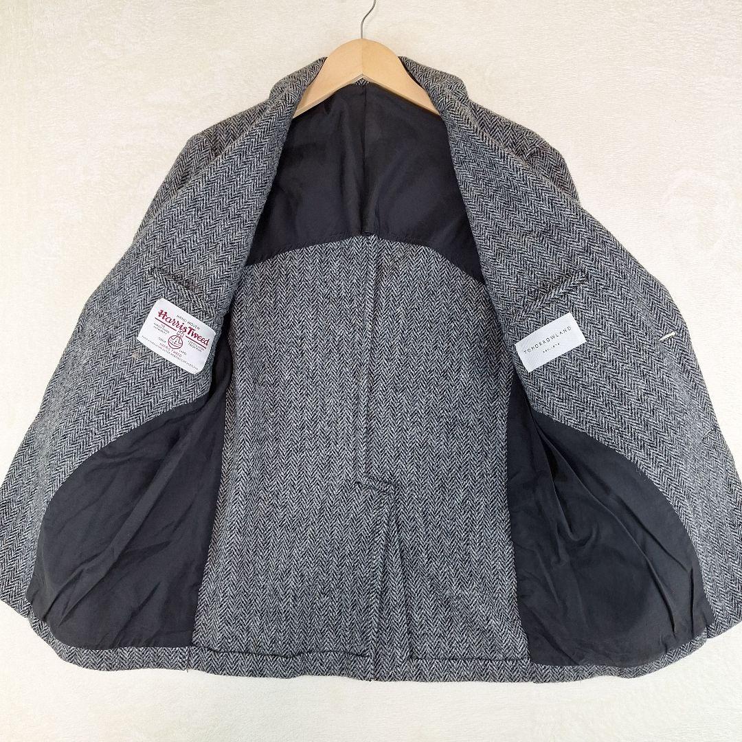 トゥモローランド　ハリスツイード　テーラードジャケット　ヘリンボーン　46