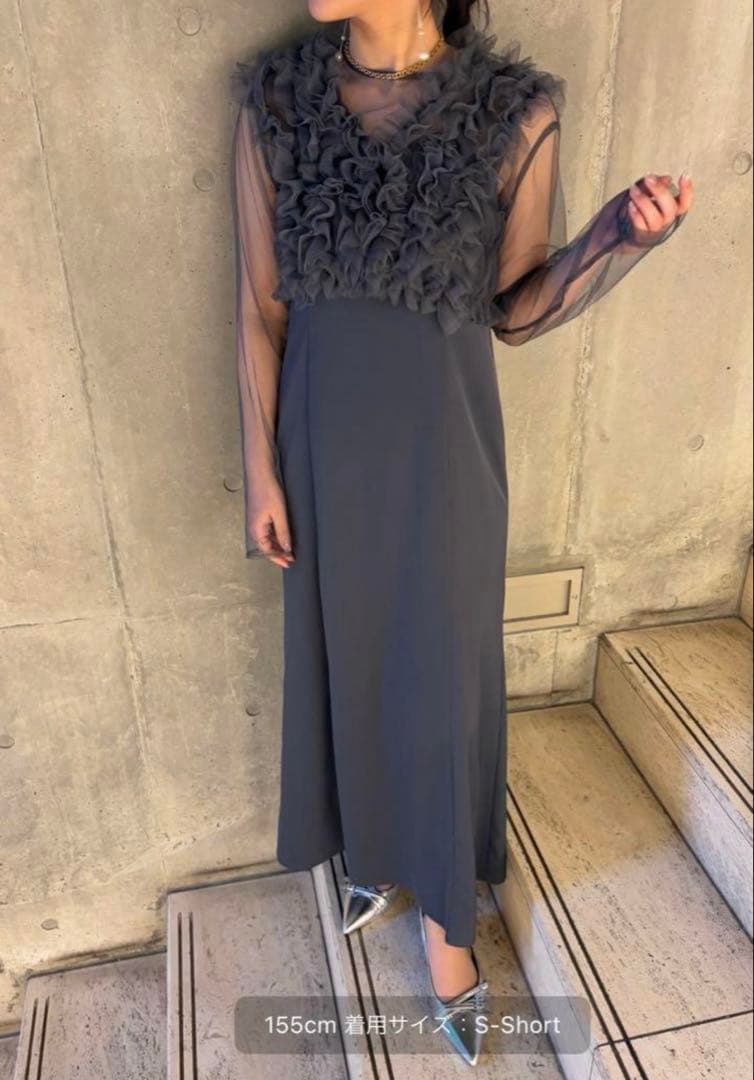 ワンピース et.UNiVER Many way frill dress S-short