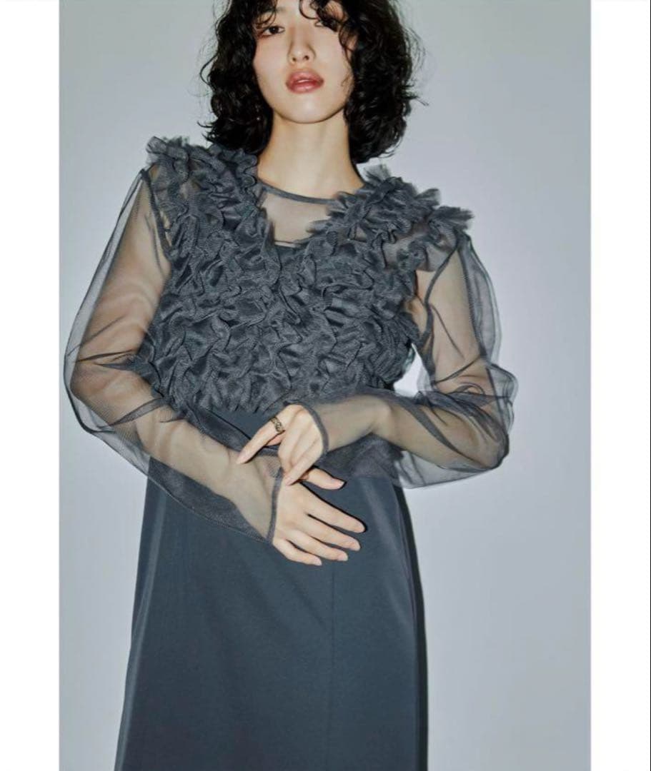 ワンピース et.UNiVER Many way frill dress S-short