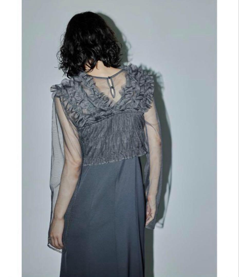 ワンピース et.UNiVER Many way frill dress S-short