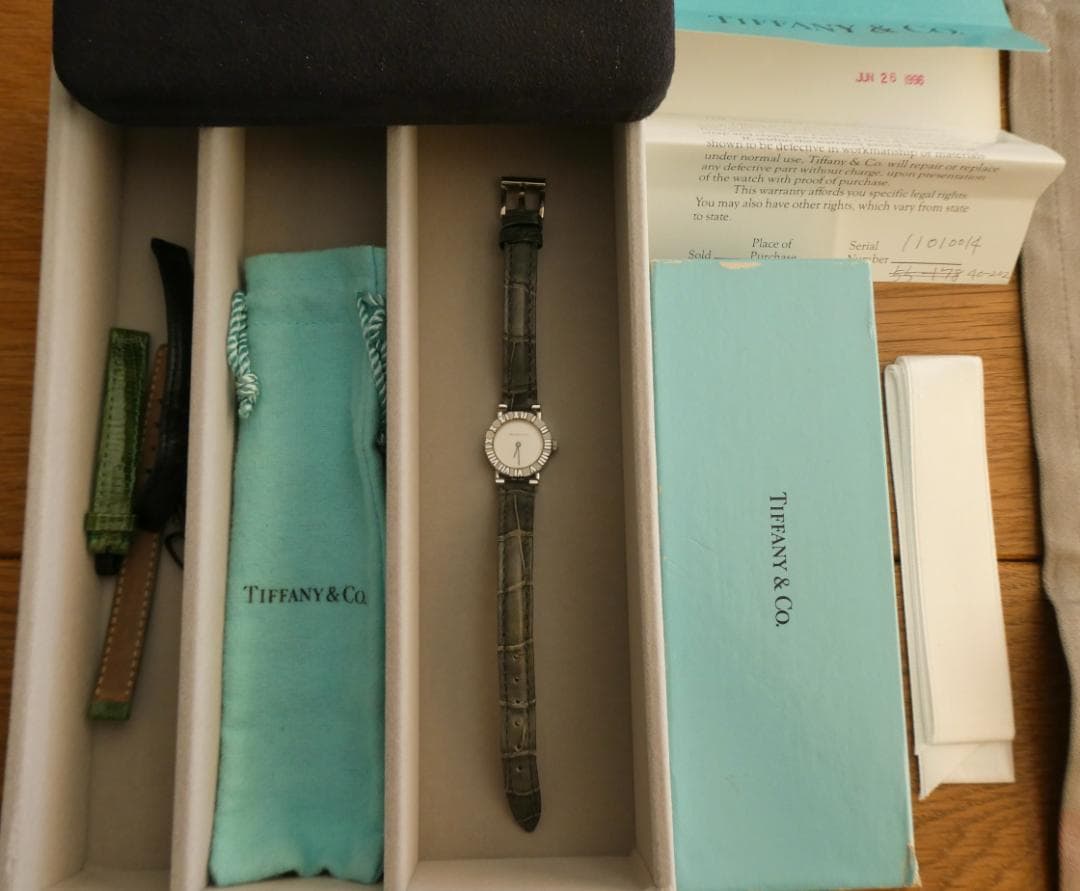 ティファニー アトラス腕時計 ＊美品・保証書付（電池交換：2025年11月）