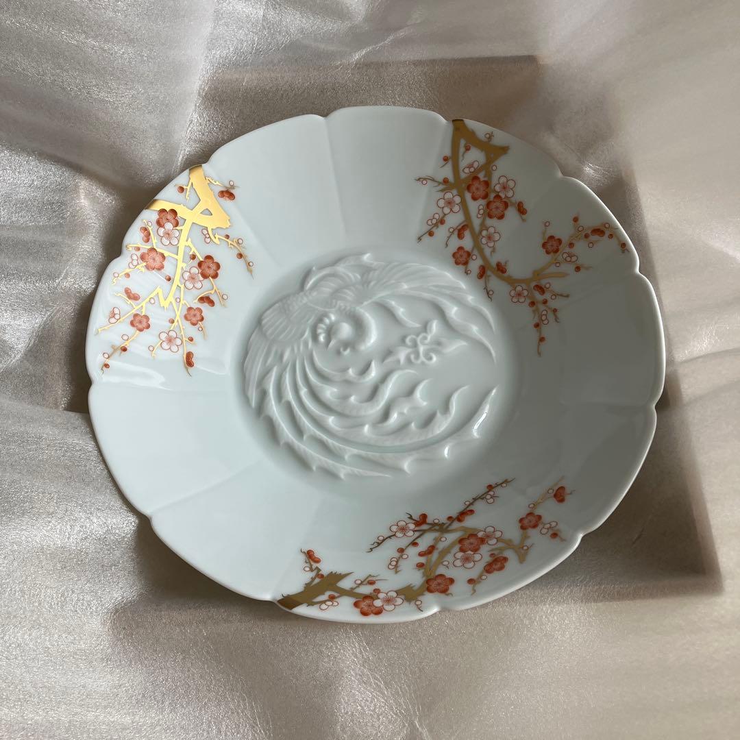 専用商品　深川製磁　紅白梅十二方割　飾皿