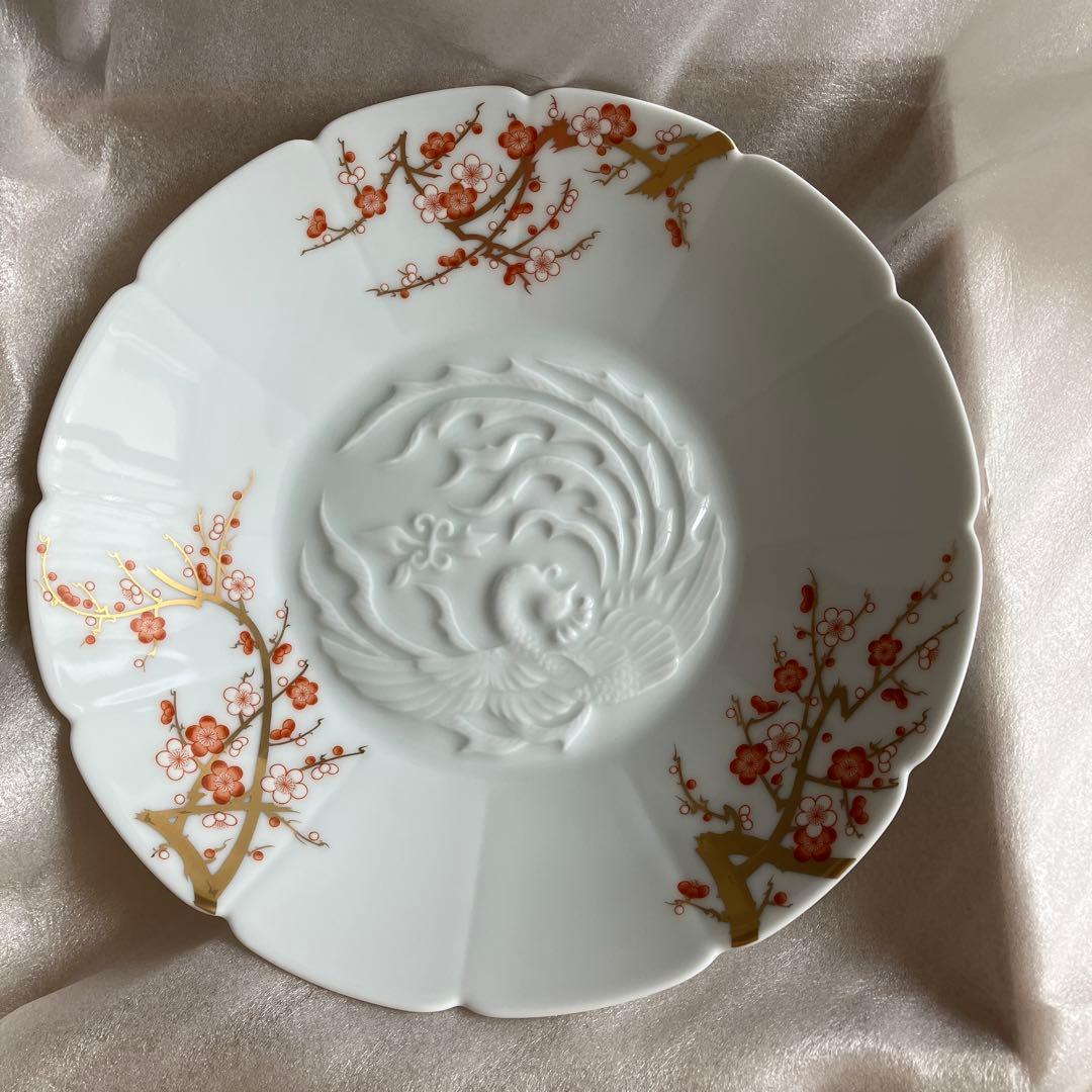 専用商品　深川製磁　紅白梅十二方割　飾皿