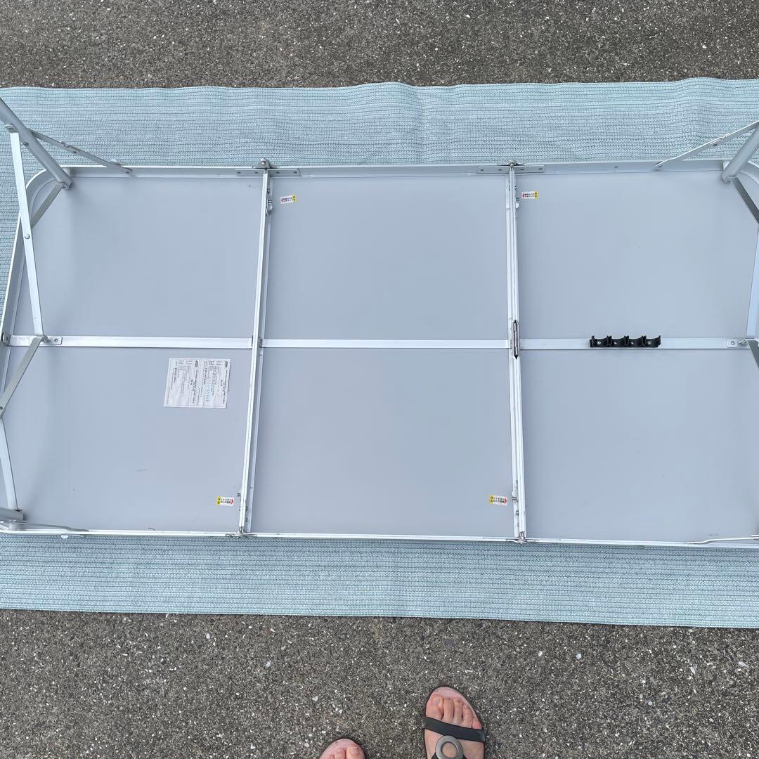 《コールマン》ナチュラルモザイクリビングテーブル140cm バーベキュー