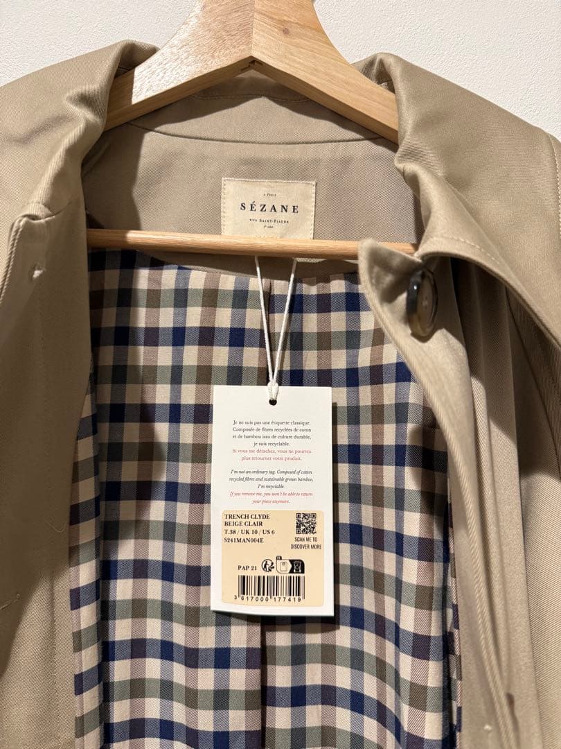 セザンヌ　CLYDEコート　トレンチコート　新品未使用