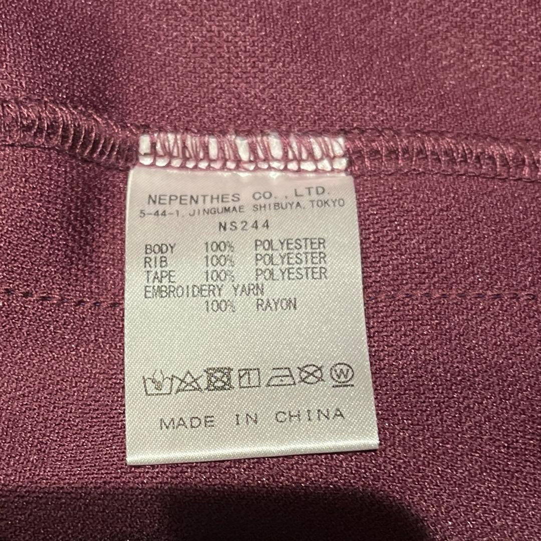 ニードルズ　トラックジャージ　ワインレッド　パープル