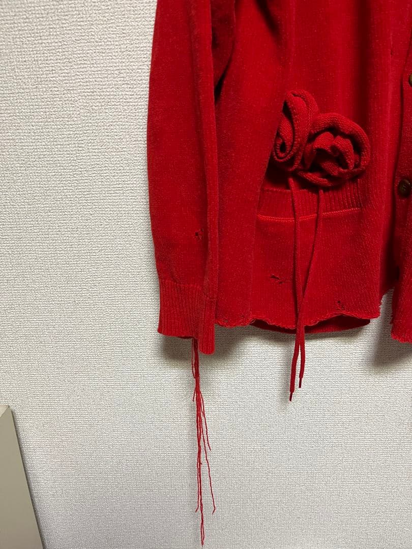 T*l様 doublet FLOWER CORSAGE CARDIGAN