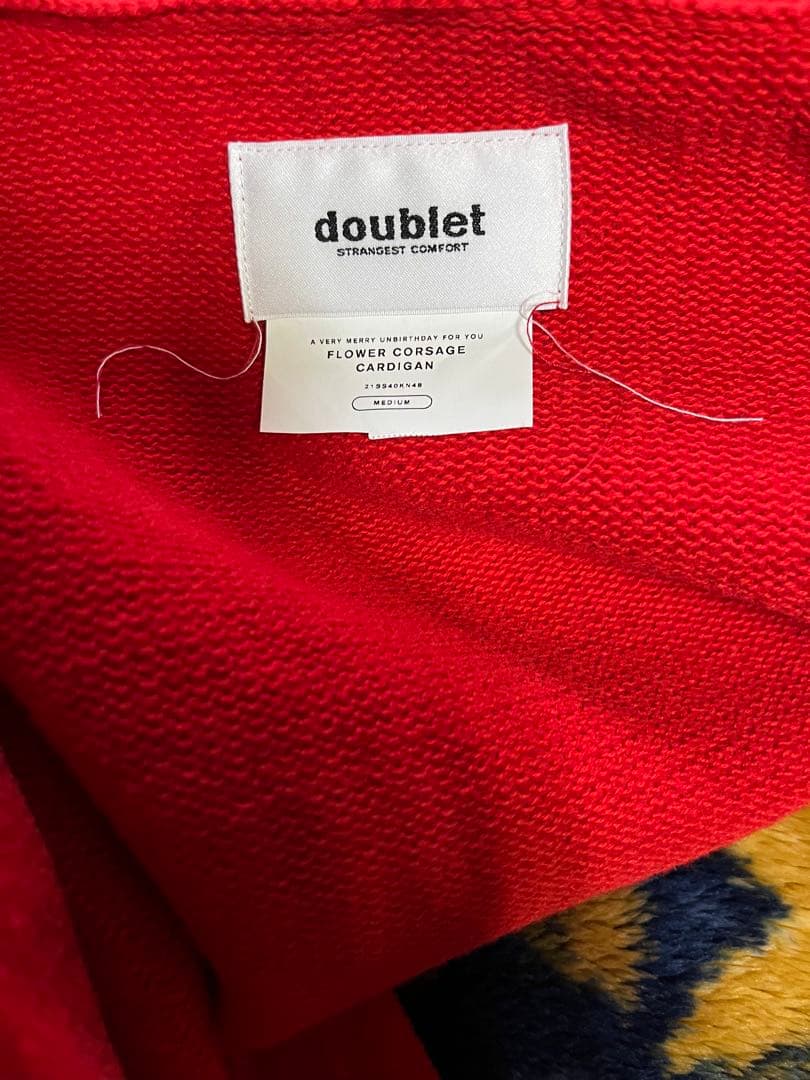 T*l様 doublet FLOWER CORSAGE CARDIGAN