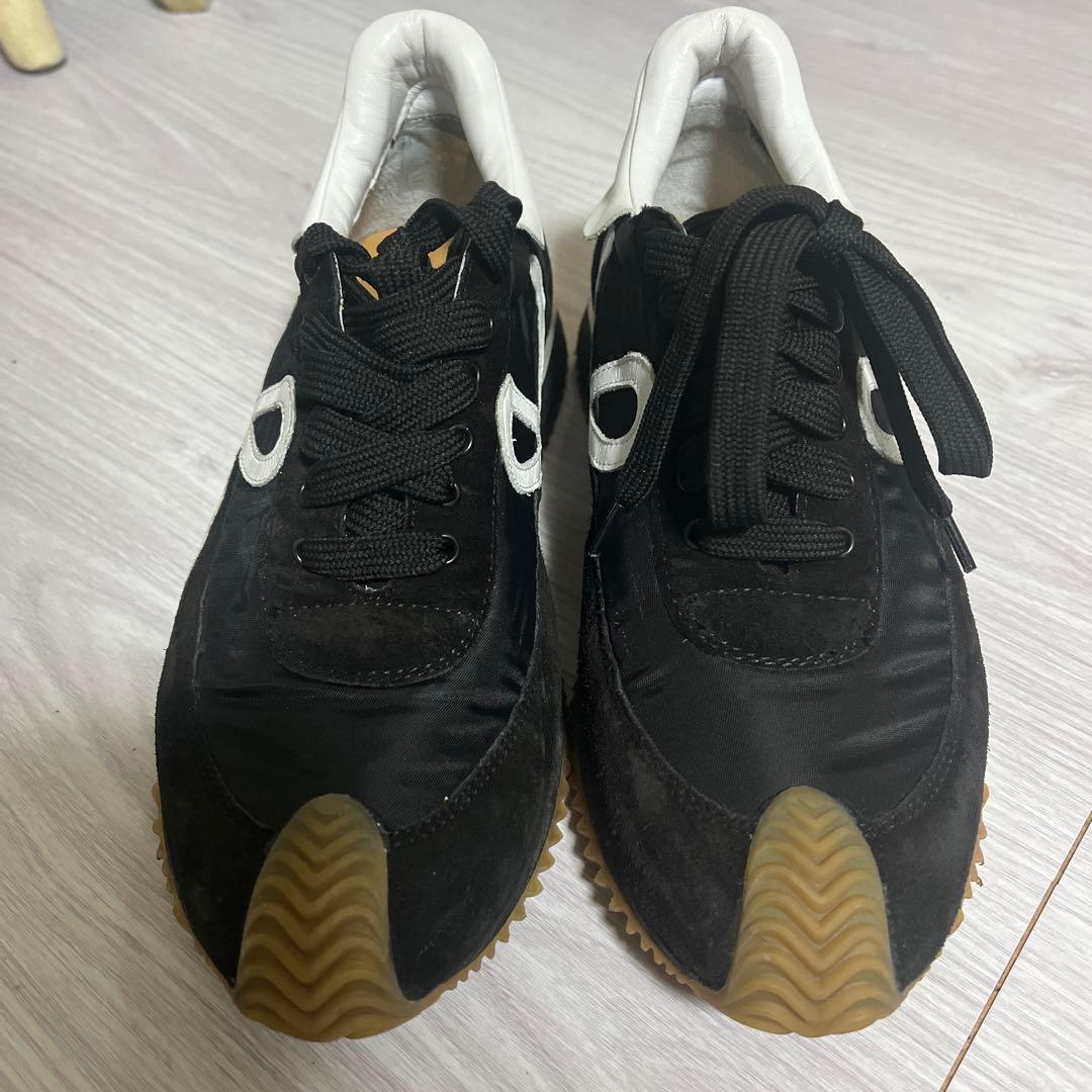 LOEWE スエード ナイロン スニーカー