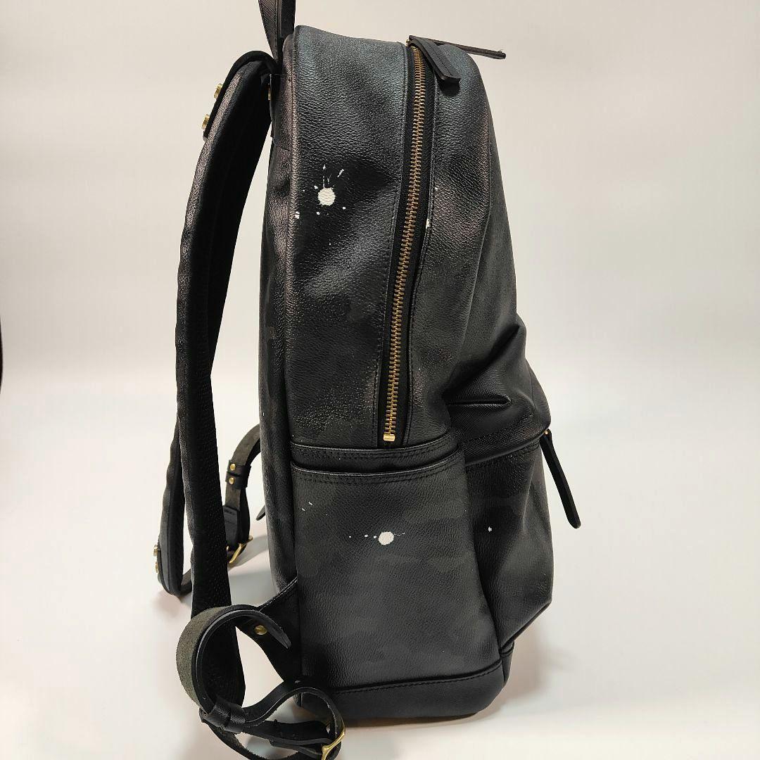 極美品✨GENTIL BANDIT リュック カモフラ ブラック PVC 大容量