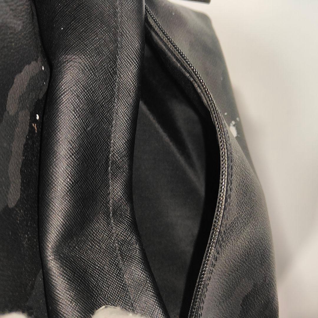 極美品✨GENTIL BANDIT リュック カモフラ ブラック PVC 大容量