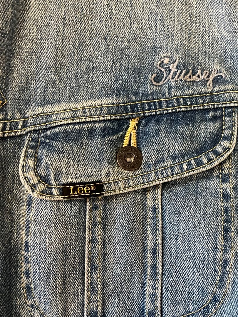 レア✨　【Stussy × Lee】ストゥーシー リー ボア デニムジャケット