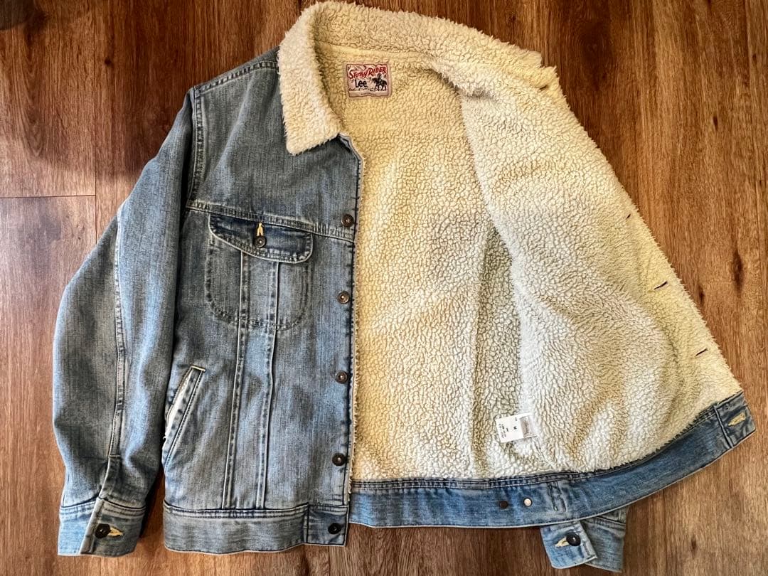 レア✨　【Stussy × Lee】ストゥーシー リー ボア デニムジャケット