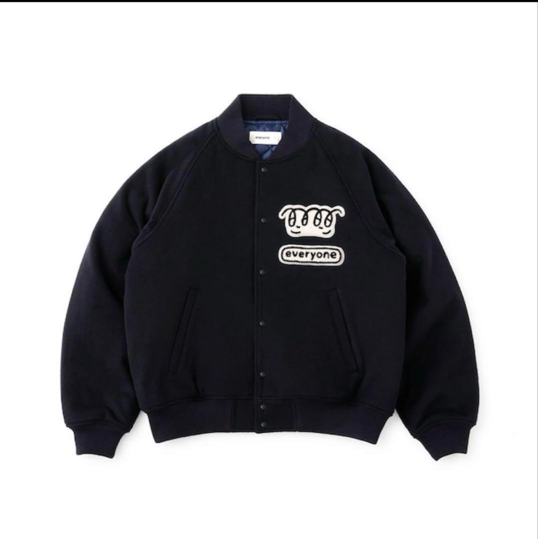 交渉可everyone x j.3000varsity jacket 24AW