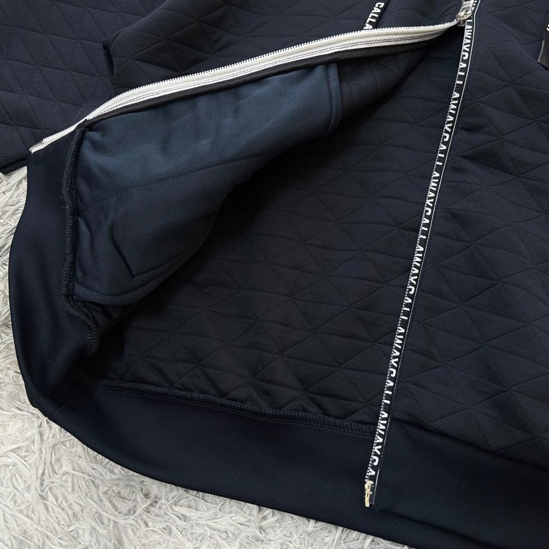 新品　キャロウェイ　パーカー　フーディ　ジャケット　キルト　ネイビー　Mサイズ